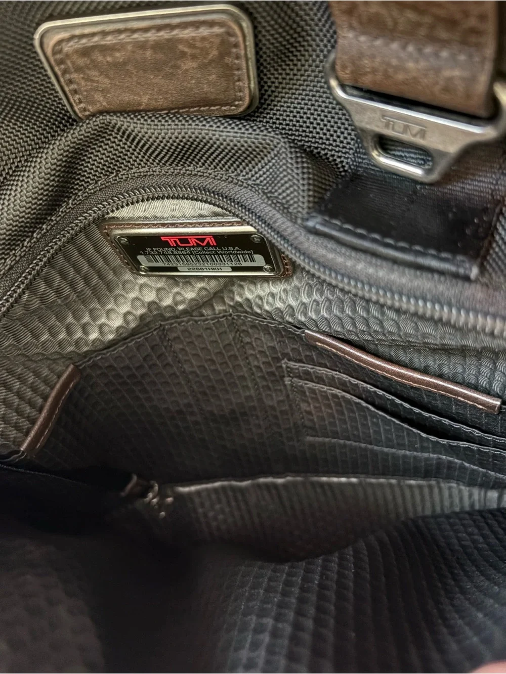 TUMI Alpha Bravo Knox Backpack 22681HKH Black Like New